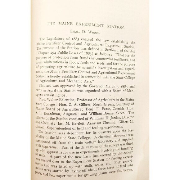 1900 Maine Board Of Agriculture Report Victorian HC Illustrated 1st Ed SHBS1 - Picture 5 of 5